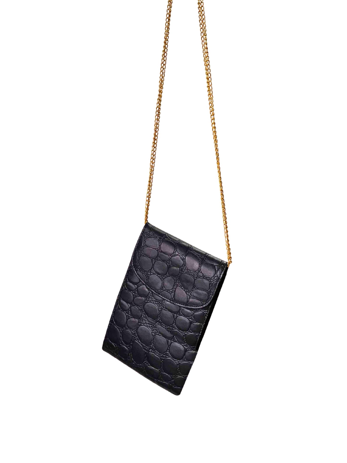 Cartera LOLIS animalprint negra