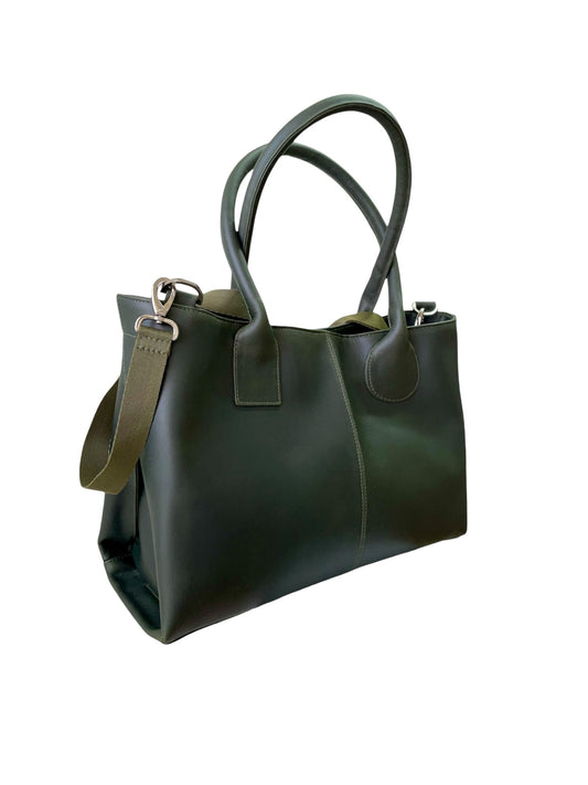 Sac MOTHER Cuir oliva