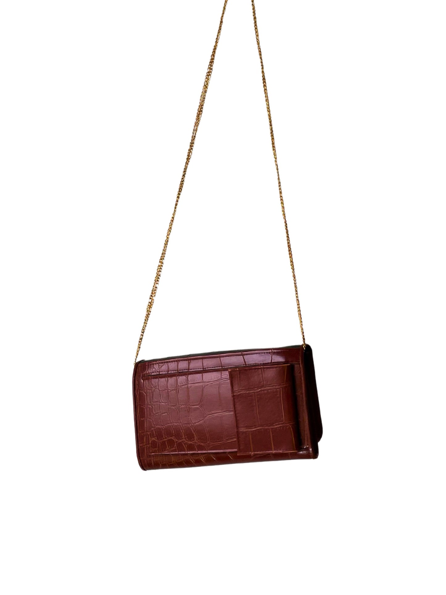 Pochette DOLLY animalprint cognac