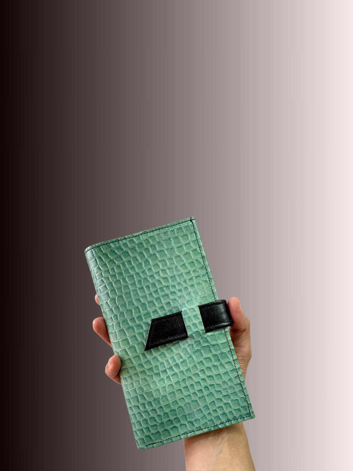 Portefeuille CAPITAL animalprint green - VILLAMIZAR Brand