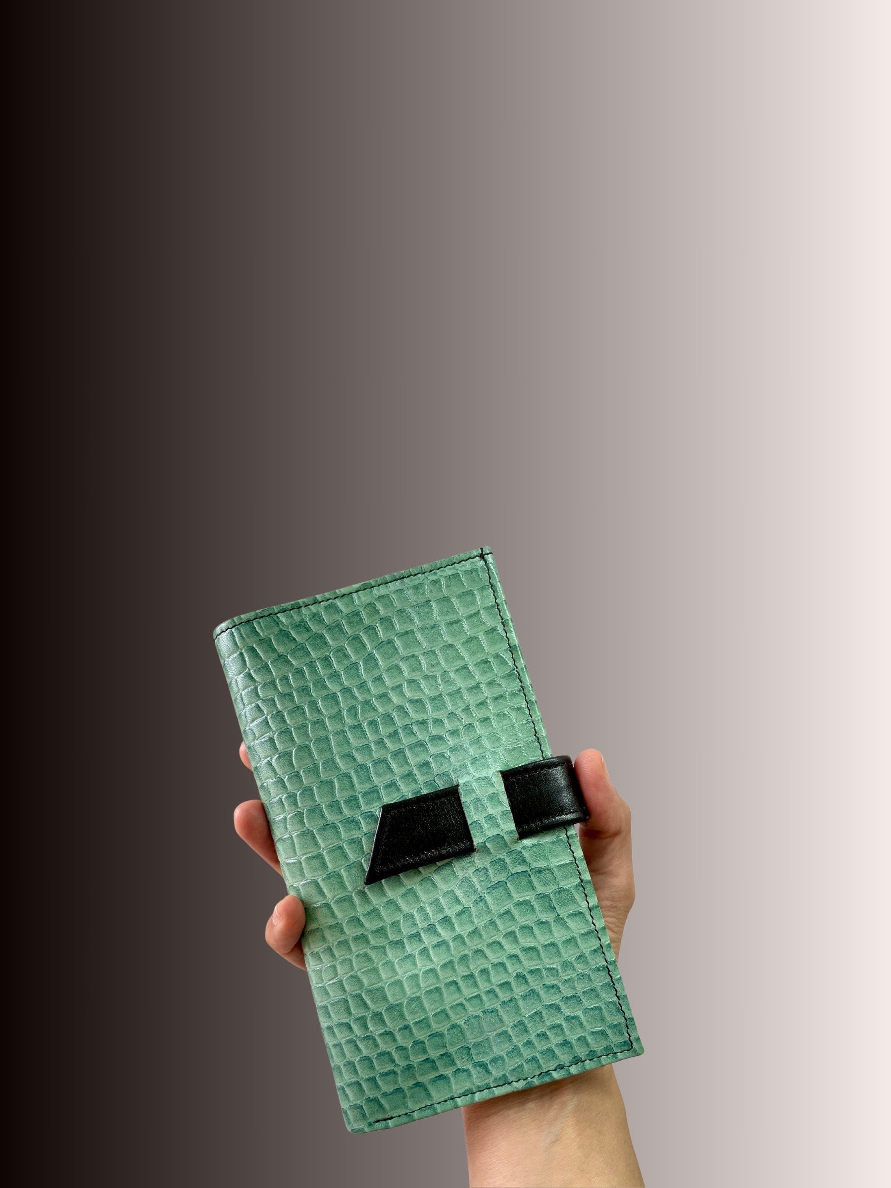 Portefeuille CAPITAL animalprint green - VILLAMIZAR Brand