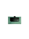 Billetera CAPITAL animalprint green