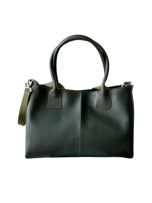 Bolso MOTHER Cuero oliva 