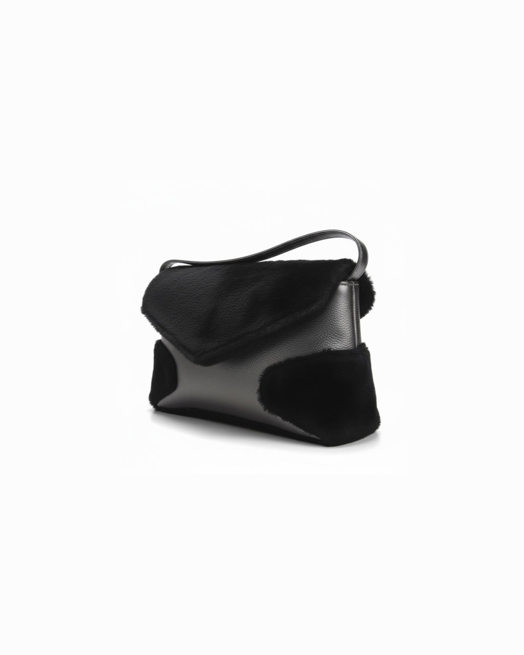 Clutch ZOÉ Nappa negra