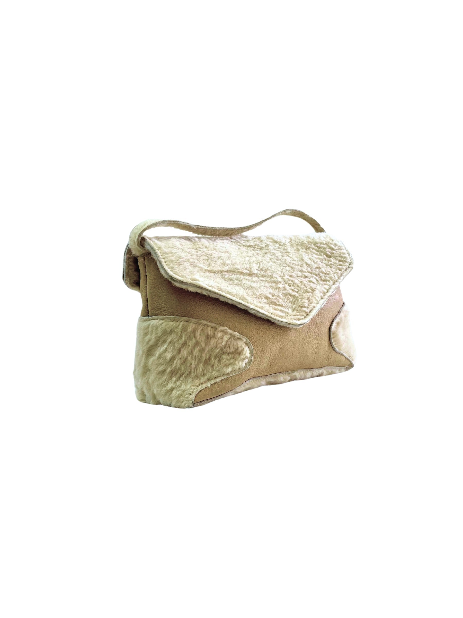 Clutch MARY nappa beige - VILLAMIZAR Brand