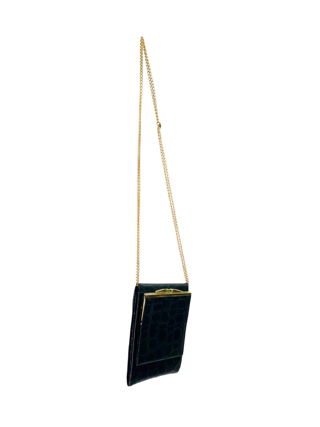 Cartera LOLIS animalprint negra 