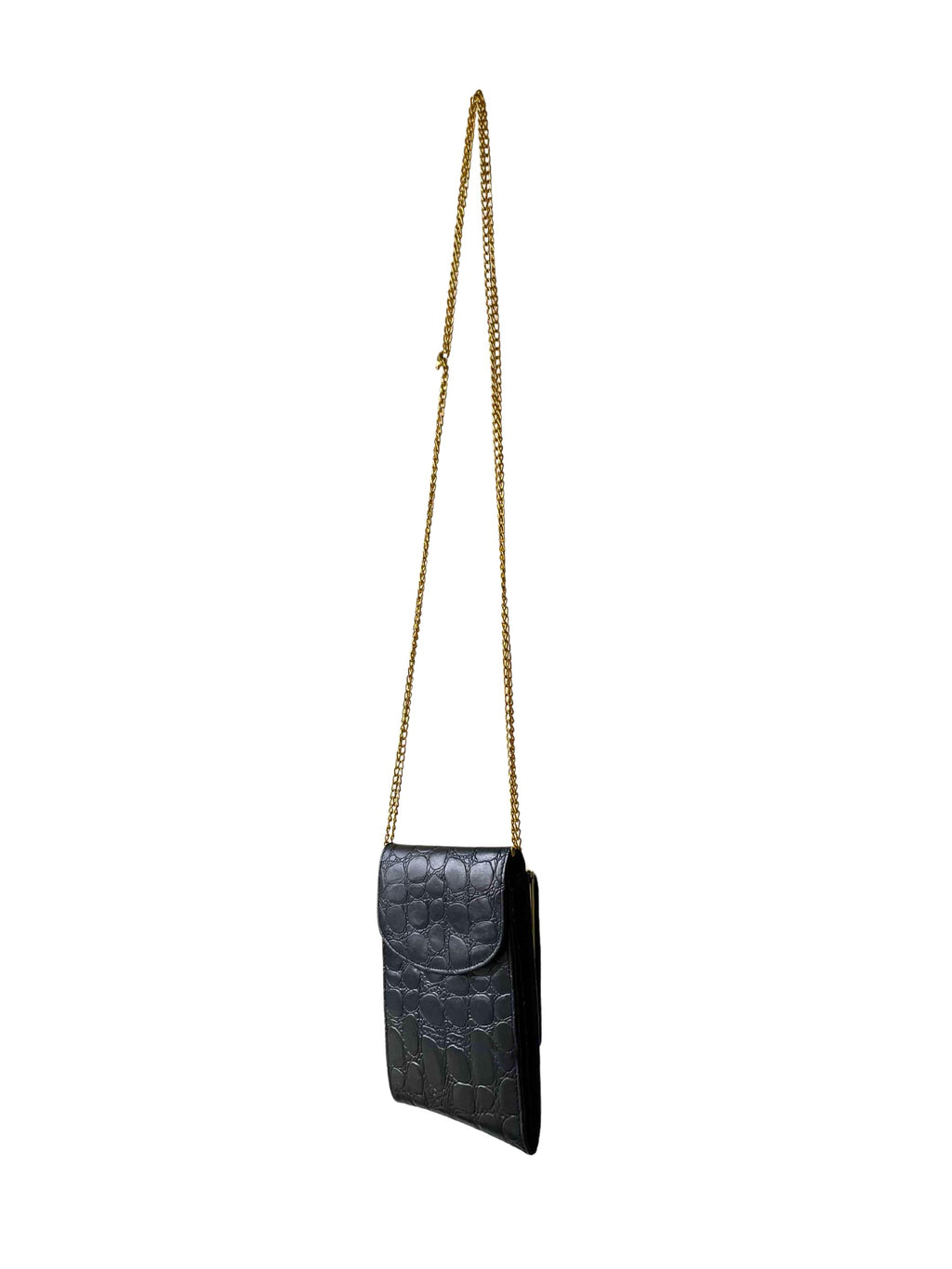 Cartera LOLIS animalprint negra 