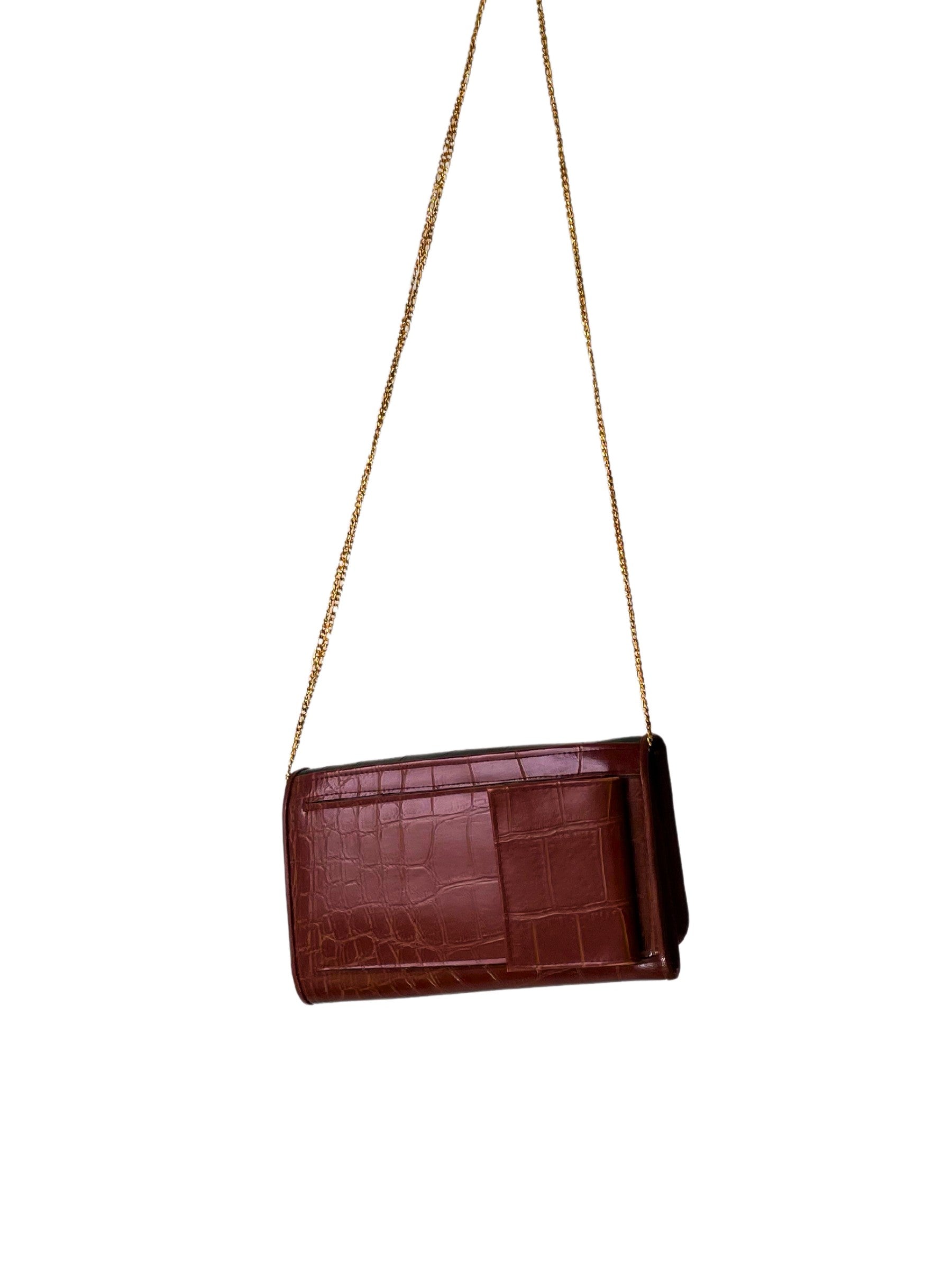 Pochette DOLLY animalprint cognac