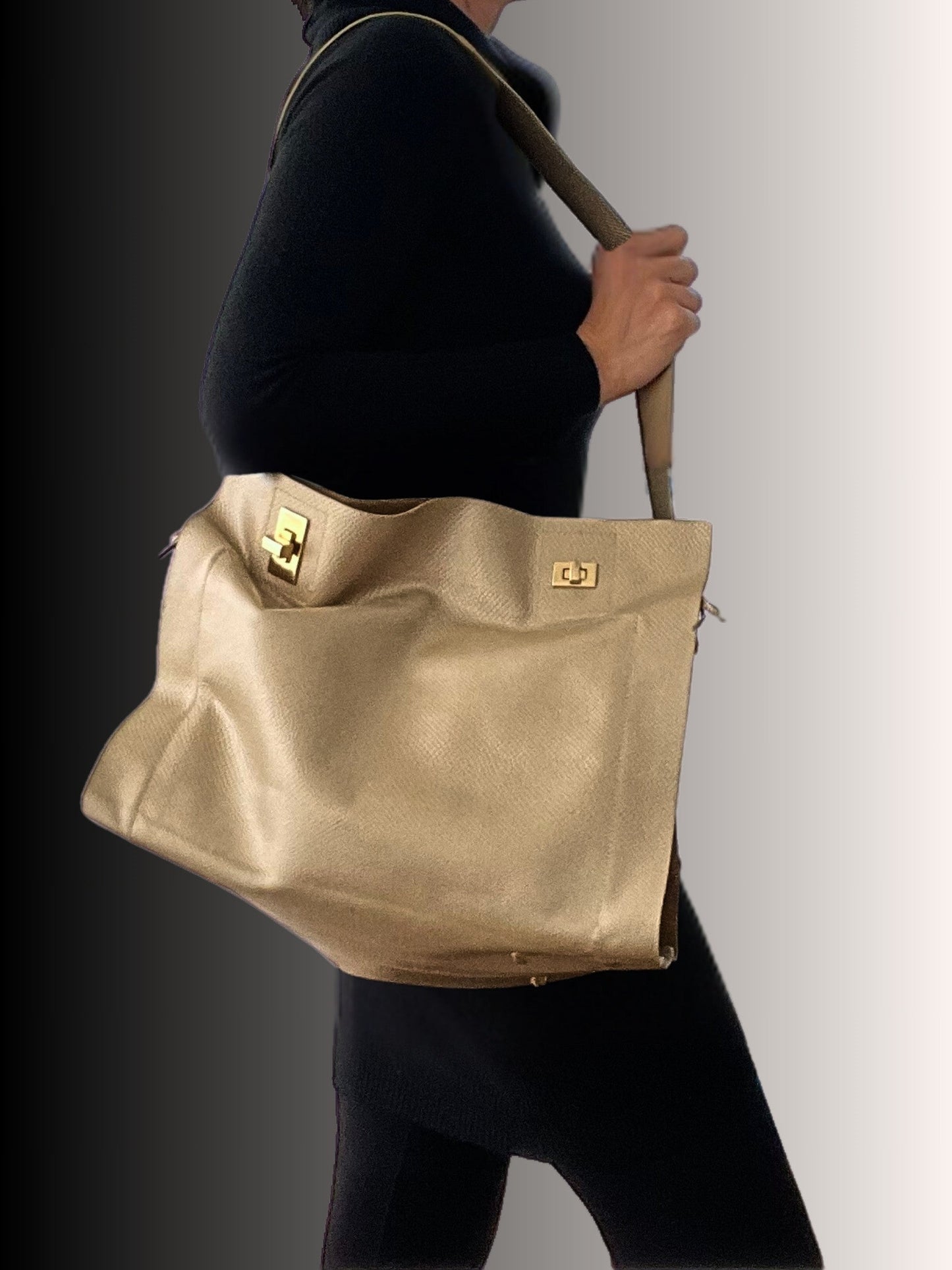 Sac AURORA snakeprint gold - VILLAMIZAR Brand