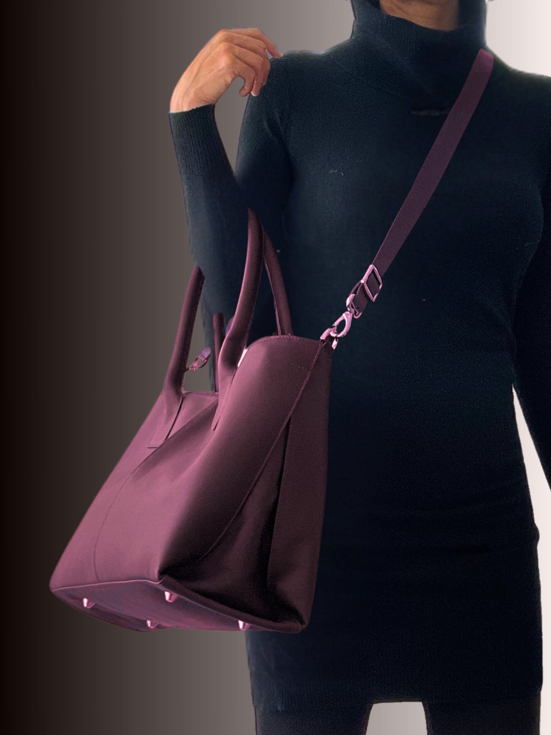 Bolso MOTHER Cuero vino 